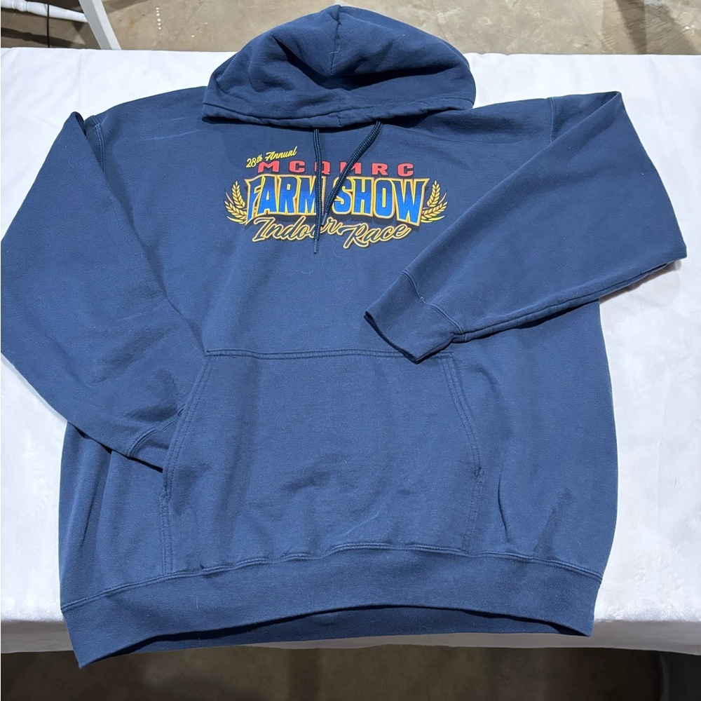 Navy blue 2xlarge farm show hoodie - Picture 5 of 5